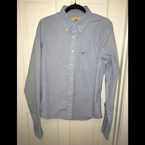 Hollister chambray button down shirt